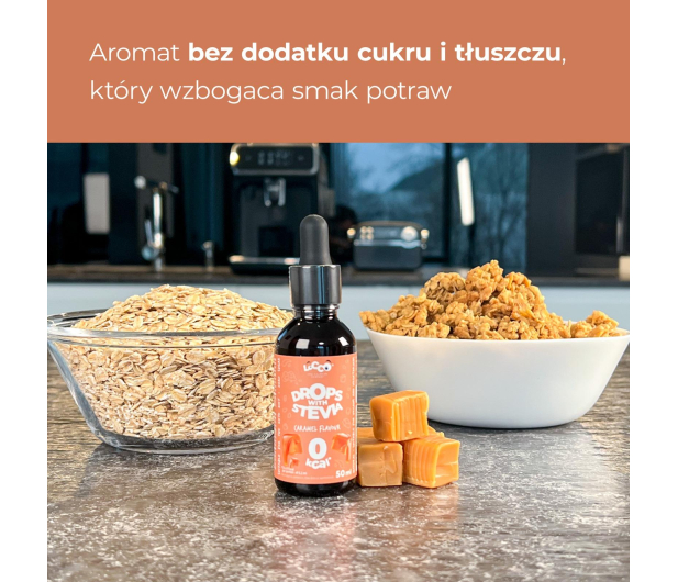 LOCCO 0 kcal Niskokaloryczne krople słodzące ze stewii Karmelowe - 1503783 - zdjęcie 3